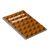 バスケットボールスパイラルノート ノートブック (右側)