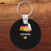 バスケットボールスペインの キーホルダー (正面)