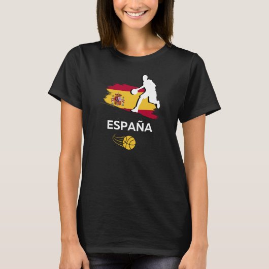 バスケットボールスペインの Tシャツ (正面)