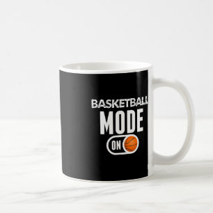 バスケットボールスポーツでのバスケットボールモードおもしろい コーヒーマグカップ