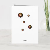 バスケットボールスポーツキッズハッピーバースデー写真 カード (裏面)