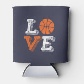 バスケットボールスポーツゲームファン大好き 缶クーラー (正面)