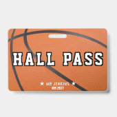 バスケットボールスポーツスクール先生学生会場峠 バッジ (正面)