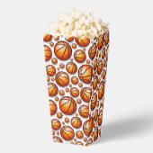 バスケットボールスポーツタイル模様 フェイバーボックス (はじけた状態)