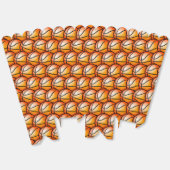 バスケットボールスポーツタイル模様 フェイバーボックス (見開き)