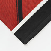 バスケットボールスポーツチームプレーヤーfa、名前を追加ブラック フリースブランケット (角)