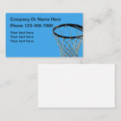 バスケットボールスポーツテーマ 名刺 (正面/裏面)