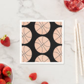 バスケットボールスポーツナプキンスウォーター色Any Color スタンダードカクテルナプキン (インサイチュ)