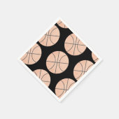 バスケットボールスポーツナプキンスウォーター色Any Color スタンダードカクテルナプキン (角)