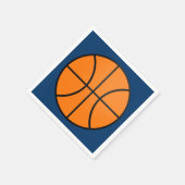 バスケットボールスポーツバースデーパーティーイベントナプキンス スタンダードカクテルナプキン (角)