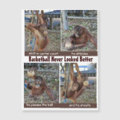 バスケットボールスポーツヒーローのはがき (正面)