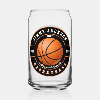 バスケットボールスポーツビール缶ガラス飲み物用品 ガラス缶