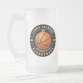 バスケットボールスポーツフロストビールマググラス飲み物用品 フロストグラスビールジョッキ