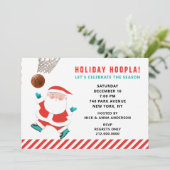 バスケットボールスポーツホリデーパーティー 招待状 (スタンド正面)