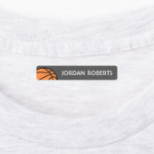 バスケットボールスポーツ名前をカスタムするファブリックの衣類 ラベル (貼付)