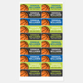 バスケットボールスポーツ名電話番号プロパティ ラベル (シート)