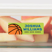 バスケットボールスポーツ名電話番号プロパティ ラベル (貼付)