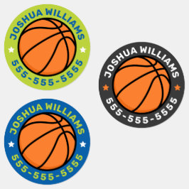 バスケットボールスポーツ名電話番号ラウンドプロパティ ラベル