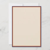 バスケットボールスポーツ子供の誕生日パーティー 招待状 (裏面)