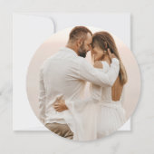 バスケットボールスポーツ結婚写真 セーブザデート (裏面)