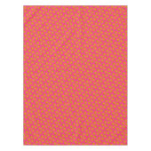 バスケットボールスポーツ誕生日パーティーピンク テーブルクロス (正面)