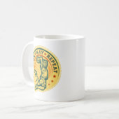 バスケットボールスラムダンクヴィンテージデザイン コーヒーマグカップ (正面左)