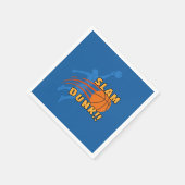 バスケットボールスラムダンク誕生日 スタンダードカクテルナプキン (角)