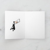 バスケットボールスラムDUNK選手（ボールにフープ付き） カード (内部)