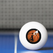 バスケットボールスラムDUNK選手（ボールにフープ付き） 卓球ボール (ネット)