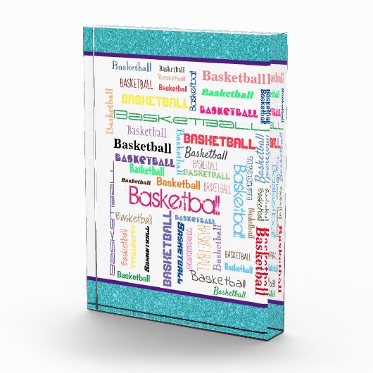 バスケットボールタイポグラフィ フォトブロック (右)