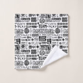 バスケットボールタオルセット バスタオルセット (ウォッシュタオル)