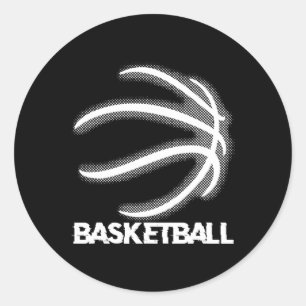 バスケットボールダンキングドリブルBball Hoopバスケットプラン ラウンドシール