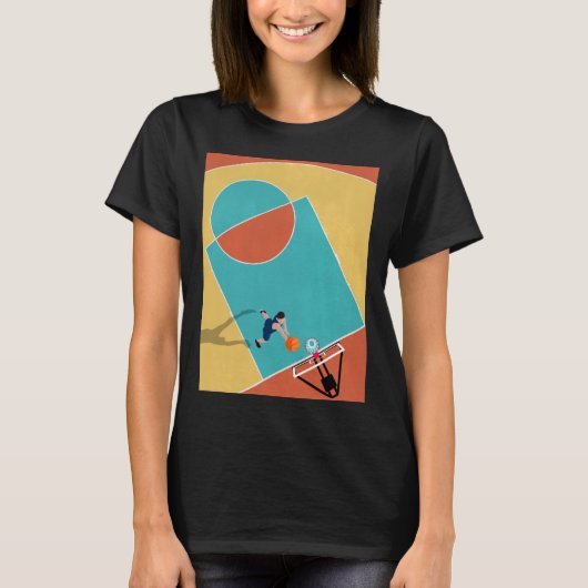 バスケットボールダンクス1 Tシャツ (正面)