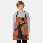 バスケットボールダンク エプロン (着用した状態)