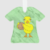 バスケットボールチェック オーナメント (裏面)