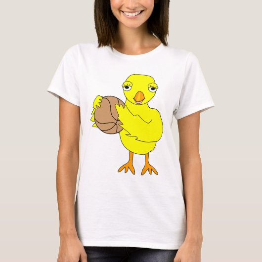 バスケットボールチェック Tシャツ (正面)