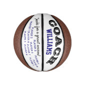 バスケットボールチカスタムー感謝していチーのギフト ミニバスケットボール (縦)