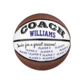 バスケットボールチカスタムー感謝していチーのギフト ミニバスケットボール (正面)