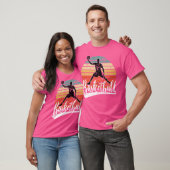 バスケットボールチャンピオンバスケットボールプレーヤーファンレトロ Tシャツ (ユニセックス)