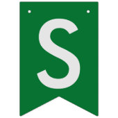 バスケットボールチャンプグリーンバンティングバナー バンティングフラッグ (第3の旗)