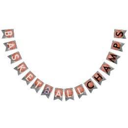 バスケットボールチャンプブルーバンティングバナー バンティングフラッグ