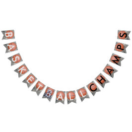 バスケットボールチャンプブルーバンティングバナー バンティングフラッグ