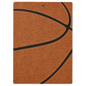 バスケットボールチームのコーチのギフト名前をカスタムする クリップボード (裏面)