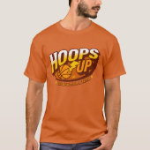 バスケットボールチームのレトロスポーツ Tシャツ (正面)
