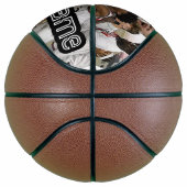 バスケットボールチームの写真チーム名のパーソナライズ バスケットボール (右)