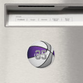 バスケットボールチームカラー(紫) マグネット (インサイチュ (食洗機))