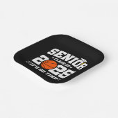 バスケットボールチームクラス2025卒業シニアチーム2025 ペーパープレート (傾斜あり)