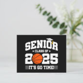 バスケットボールチームクラス2025卒業シニアチーム2025 ポストカード (スタンド正面)