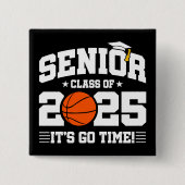 バスケットボールチームクラス2025卒業シニアチーム2025 缶バッジ (正面)