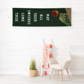 バスケットボールチームグリーンバナー 横断幕 (インサイチュ)